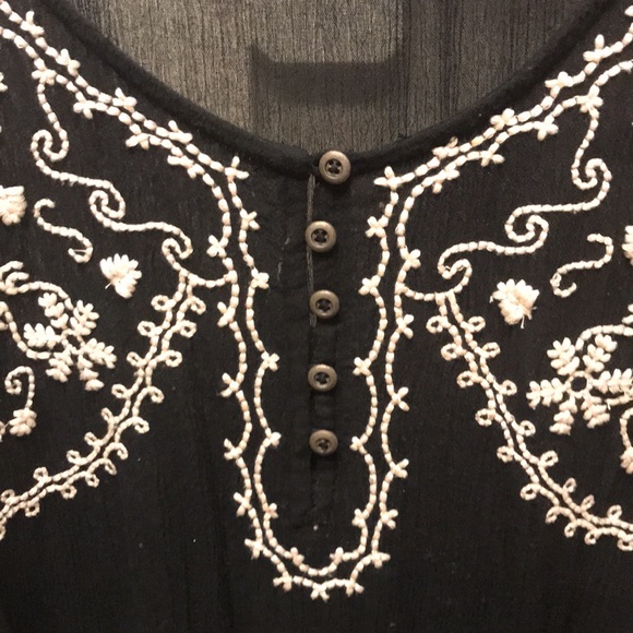 Embroidered blouse Anthro Meadow Rue - Picture 3 of 4